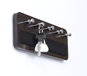 BLUEWUD Skywood Engineered Wood Wall Mounted Decor <b>Key</b> Holder Hanger with 5 <b>Hooks</b> <b>for</b> Living Room Home Furniture - Product Image 1