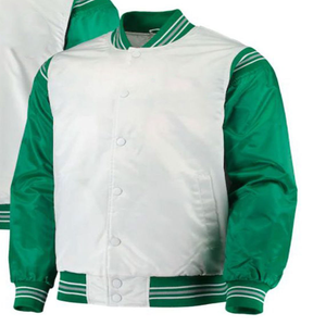 High Quality 100% Cotton Winter Hooded Quilted Varsity Jacket OEM Custom Embroidered Low MOQ - Product Image 5