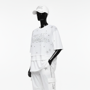 Camisetas de Mujer de Primera Calidad, Casuales, de Doble Capa, Manga Larga, con Estampado Moderno, de Algodón, Transpirables, de Doble Capa, Gran Venta - Product Image 4