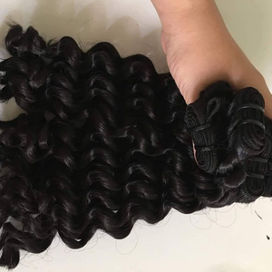 Wholesale Unprocessed Indian Water Wave <b>Curly</b> Bundles Raw Virgin Cuticle Aligned Remy Double Weft Natural Human <b>Hair</b> MOQ 3 - Product Image 5