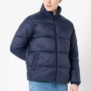 Vestes matelassées à fermeture éclair intégrale pour hommes, chaudes, légères, avec col montant pour les vêtements décontractés et actifs par temps froid, 2025 - Product Image 2