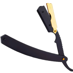 Straight Shaving Razors With Wooden Handle Cut Throat <b>Men's</b> <b>Shavers</b> Stainless Steel - Product Image 1