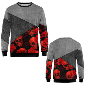 Premium Men Sublimated Fleece <b>Sweatshirt</b> 100% Polyester <b>Vintage</b> Embroidered All Print Streetwear Pullover Urban Fashion - Product Image 1