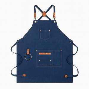 Delantal de Cocina sin Mangas de Algodón Resistente al Agua con Protección UV y Múltiples Bolsillos para Uso en Restaurantes y Hogares - Product Image 2