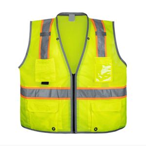 Chaleco de Seguridad Reflectante de Poliéster para Trabajo, Chaleco de Seguridad para Correr, Precio al por Mayor - Product Image 2