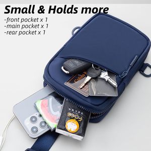 Custom <strong>Navy</strong> <strong>Blue</strong> Lightweight Nylon Chest Sling Anti-Theft <strong>Crossbody</strong> Shoulder Pocket Travel Summer Autumn <strong>Bag</strong> Sacoche Homme <strong>Bags</strong> - Product Image 3