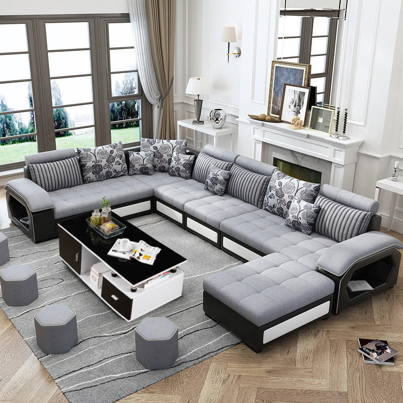 Pabrik grosir murah Modern Cloud Sectional dan Sofa Furniture harga rendah Hotel kamar Sofa rumah