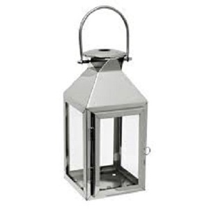 Lanterne extérieure décorative moderne blanche à la mode de vente directe d'usine en métal - Product Image 5