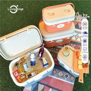 Nevera Portátil Aislada SB Tech de 11L, Rectangular, Material PP, con Bolsas de Hielo Reutilizables para Picnic, Estilo Moderno - Product Image 1