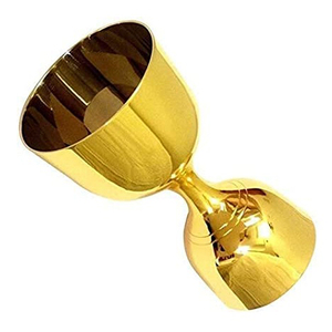 Hot Sale Stainless Metal Gold 1/2oz <b>Cocktail</b> Jigger Classic Luxury Design Bar <b>Mixer</b> with Multiple Capacities - Product Image 1