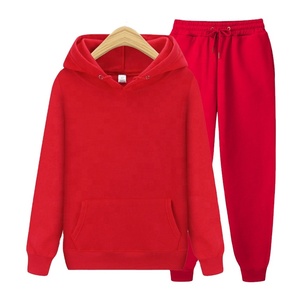 Chándales de lana de invierno personalizados para mujer, ropa de calle deportiva de gran tamaño anticontracción de manga larga, chándales para mujer - Product Image 1