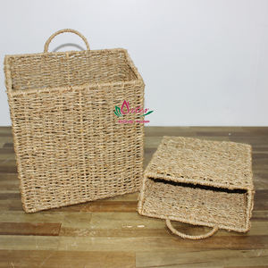 Artex Dong Thap Eco-Friendly <b>Wicker</b> <b>Hanging</b> <b>Baskets</b> Set for Home and Office Use - Product Image 1