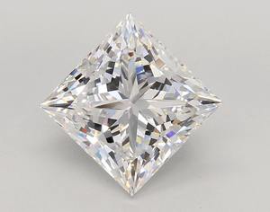 Diamante cultivado en laboratorio Corte princesa 5.05ct D VVS2 - Product Image 1