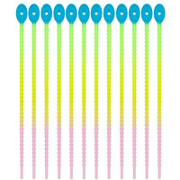 215mm cristal dégradé couleur Silicone corde polyvalent outil de suspension pour bijoux à bricoler soi-même vêtements sac salle de bain cuisine accessoires alimentaires