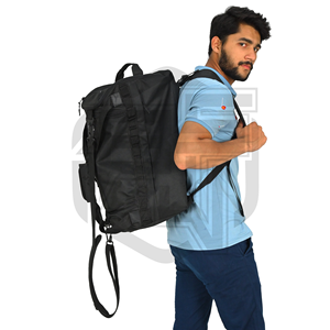 Sac fourre-tout de gymnastique polyvalent Cardura enduit de PVC 600D personnalisé avec poches à accès rapide pour les voyages des hommes femmes adultes - Product Image 5