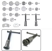 Kit d'outils de réparation de freins à disque 21 pièces pour atelier automobile