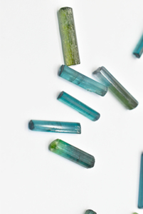 ชิ้นส่วนพลอยทัวร์มาลีนสีน้ำเงิน indicolite ที่ทำจากพลอยทัวร์มาลีนธรรมชาติแบบธรรมชาติที่ทำเป็นชิ้นอัญมณีหลวม - Product Image 4