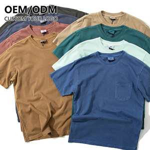 T-shirt unisexe épais 100% coton col rond de haute qualité taille européenne logo personnalisé coupe ajustée pour hommes avec polyester nouveauté mode - Product Image 2