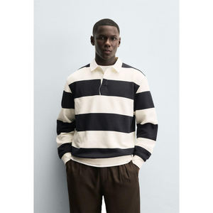 เสื้อผ้าสตรีทแวร์ผู้ชาย เสื้อโปโลปักลาย แขนยาว ผ้าเฟรนช์เทอร์รี่ คุณภาพสูง แบบลำลอง ขายส่ง - Product Image 5