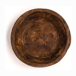 Tazón de masa de madera de mango de alta calidad para servir y decorar, tazones de vela de masa de madera grandes de forma redonda a precio de fábrica - Product Image 3