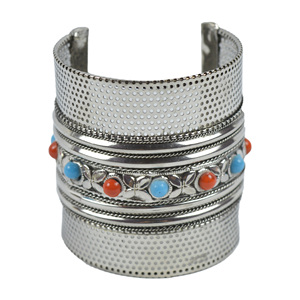 Stainless Steel <b>Hammered</b> Bracelet Designer <b>Bangle</b> With Shiny Finishing Bracelet for Anniversary Party Wedding Gift - Product Image 2