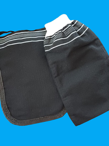 ถุงมือขัดผิวตุรกีสีดําฝางยางหรูหราใหม่ปกติและทนทานผิวล้างทําความสะอาดได้สําหรับขัดผิวหน้าและผิวกายสําหรับสปา Hammam - Product Image 2