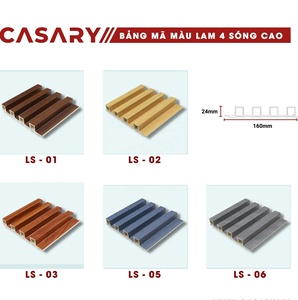Indoor Stone Plastic Composite <b>Cladding</b> PVC Fluted <b>Wall</b> Board Pvc <b>Interior</b> <b>Wall</b> <b>Panel</b> - Product Image 4