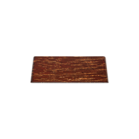 Plat de service rectangulaire en bois écologique Denshiro, style Japandi, avec motif écorce de cerisier, origine Japon