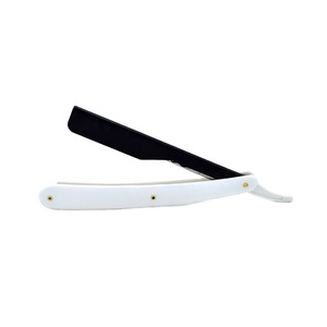 Professional Straight Edge Stainless Steel Barber Razors High Quality Shaving Blades for <b>Men</b> Face Shaving with Custom Logo Color - Product Image 2