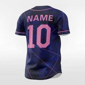 Camiseta de Béisbol para Hombre en Stock, 100% Algodón, Impresión por Sublimación, Fabricante Mayorista - Product Image 5