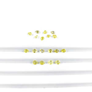 Piedras Sueltas de Zafiro Amarillo de Bangkok Calibradas Naturalmente, Forma de Pera de 3x5mm y 6x4mm, Corte Asscher, Material de Gemas de Peridoto y Alejandrita - Product Image 3