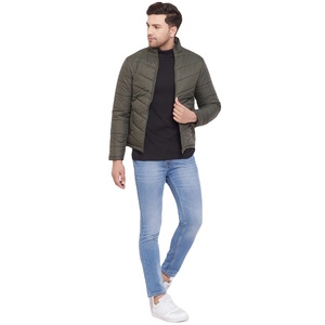 New Fashionable Lightweight Men <b>Puffer</b> Padded <b>Jacket</b> Hooded <b>Thin</b> Down Cotton Coat Zipper Solid Plain Bubble Plus Size <b>Jacket</b> - Product Image 5