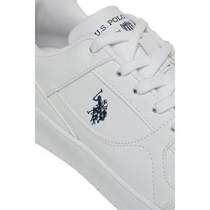 BASE. POLO ASSN. Scarpe Sneaker Casual da uomo bianche Lee 3Pr 101390221 - Product Image 3