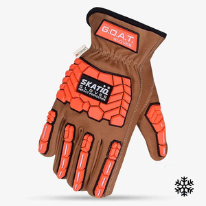 Skatiq SG-9031 Original Gants de sécurité en peau de chèvre doublés résistants à l'huile et à l'eau avec résistance aux chocs - Product Image 6
