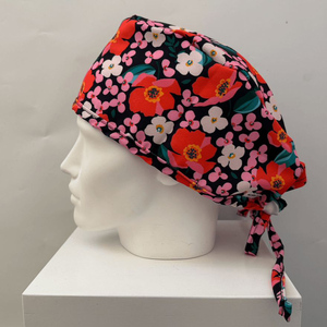 OEM Prix de gros Personnalisable Impression Logo Médical Lavable Scrub Cap Hôpital Médecin Infirmière Chirurgien Chapeaux Scrub Caps - Product Image 2