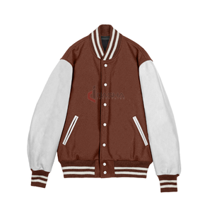 2024 Trending Customized Casual Baseball Style <b>Canvas</b> <b>Jacket</b> for Adults Low Price Stand Letterman <b>Jacket</b> for Winter Outdoor - Product Image 1