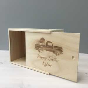 Caja de recuerdo de camión de Pascua festiva Suministros de vacaciones para decoraciones de Pascua - Product Image 5