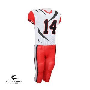 Fabricante de fábrica de camisetas y uniformes de fútbol americano OEM profesional proveedor de ropa deportiva duradera fuerte de malla transpirable - Product Image 6