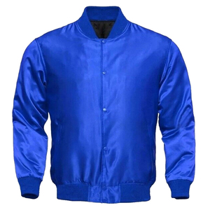 Veste en satin pour homme, broderie vierge, vente en gros, personnalisable, qualité supérieure, respirante, avec service OEM - Product Image 1