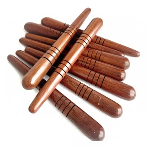 ไม้นวดฝังเข็มแบบไม้นวดแผนไทยแท่งนวดเนื้อเยื่อส่วนลึกปากกากดจุดไม้ - Product Image 1