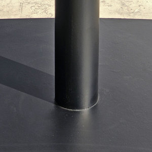 Minstalist Vintage-Style Square Coffee <b>Table</b> 60x60cm <b>Adjustable</b> Iron Frame Durable Sintered Stone Top Powder-Coated CFD68207 - Product Image 6
