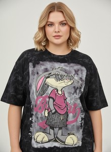 Camisetas <span class=keywords><strong>de</strong></span> Mujer <span class=keywords><strong>de</strong></span> Talla Grande con Estampados y Diseños Nuevos <span class=keywords><strong>de</strong></span> LYG OEM ODM 2026, Camisetas Holgadas <span class=keywords><strong>de</strong></span> Verano para Mujer, Ropa <span class=keywords><strong>de</strong></span> Mujer - Product Image 2