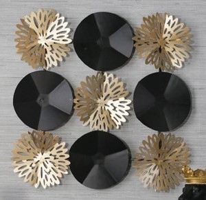 Vente chaude Moderne Métal Fleur Mur Art Floral Décor À La Maison pour Salon Chambre Hôtel Bureau De Mariage Facile À Suspendre - Product Image 6