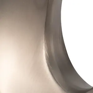 Sage Brook Home Sculpture ovale en métal poli moderne Argent Noir Style antique Forgé Art mural décoratif - Product Image 3