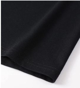 Nouvelle chemise d'été pour homme à manches courtes, unie, 100% coton tricoté 240g, style hip-hop, respirante - Product Image 3