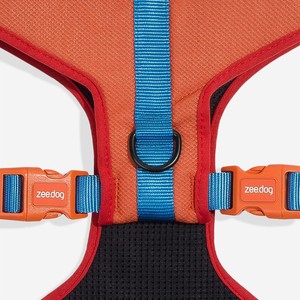 Harnais réglable pour animaux de compagnie Gibson, style simple, motif à carreaux uni, en polyester, disponible en tailles XS, S, M, L, XL, XXS, avec boucles et rivets - Product Image 2