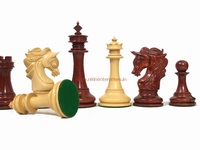 Pièces d'échecs aristocratiques de haute qualité, en bois, fabriquées à la main, échecs russes/zebra pour enfants