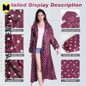 Impermeable Universal de Tela Oxford de Primera Calidad, Plegable, con Capucha, Cortavientos para Dos Personas, Cintura Ajustable - Product Image 3