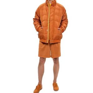 กางเกงขาสั้นออกกำลังกายผู้ชายผ้าคอตตอนแบบยืดพอดีตัวทำจากผ้าฝ้ายชุดใส่ไปยิม - Product Image 4