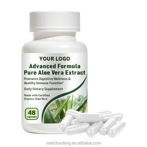 Cápsulas de Aloe Vera Naturais para Limpeza do Cólon, Suplemento Dietético Certificado para Saúde Digestiva e Suporte ao Peso em Adultos - Product Image 1